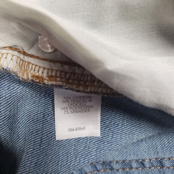 J Jill Boyfriend Straight Leg Ankle Jeans Womens 18‎ - Picture 10 of 11